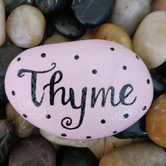 Hand Painted Garden Herb Markers - Set of 7 - Picture 2 of 4